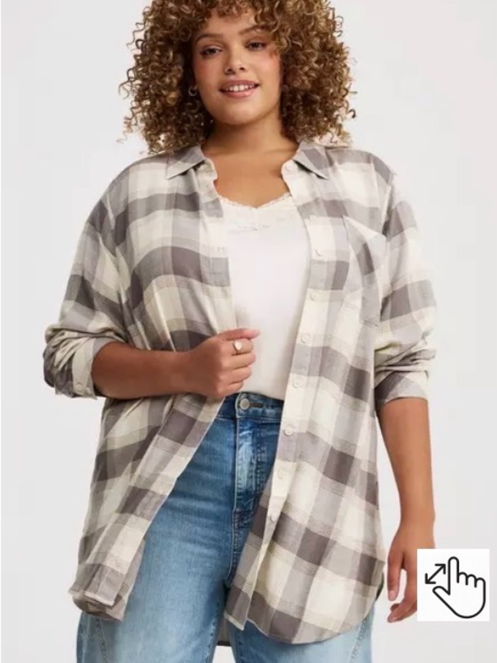 NWT Torrid Lizzie Flannel Tunic